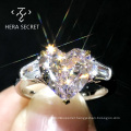 Hot Sale Heart Cut    Cubic Zirconia Jewelry Natural Diamond Jewelry